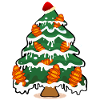 Weihnachten Franzbrötchen Weihnachtsbaum
