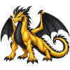 Goldener Drache – Majestätischer Fantasy Drache