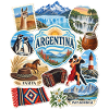 Argentinien Reisesticker