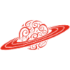Roter Spiralplanet