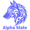 Alpha State Wolf-Emblem