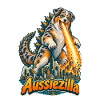 Aussiezilla – lustige australische Schäferhund-Mutter