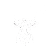 Allgäu Kuh Herzschlag Linienstil