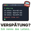 Latenz Lacher: Ping Verspätung