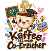 Kaffee als Co-Erzieher bunt