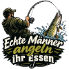 Echte Männer angeln ihr Essen