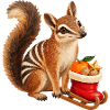 Numbat mit Nikolaus-Stiefelschlitten