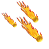 Flammenkometen Trio