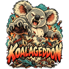 Riesige Koala-Kaiju-Haus Chaos-Tierkunst