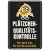 Plätzchen-Qualitätskontrolle