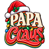 Papa Claus Weihnachtsdesign