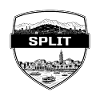 Geteilter Kroatien-Schildwappen Diokletians Palast