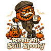 Halloween-Kürbisopa Retired Still Spooky