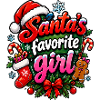 Santa Lieblingsgirl Weihnacht