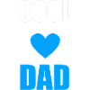 Coole Papa-Herz-Grafik