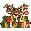 Festlich überfordert Rentier Weihnachtsstress