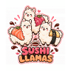 Sushi-Llamas: Flauschige Lamas mit Sushi