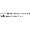 Für alles zu haben