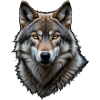 Wolfsblick im Nachtporträt