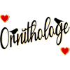 Ornithologe Vogel Herzen