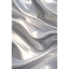 Metallischer Satinfluss in Silber