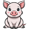 Süßes Baby-Schweinchen