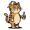 Bier Katze
