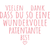 Beste Patentante Herz Dankeschön Tante