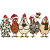 Christmas Chickens – Lustiger festlicher Comic