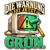 Warnung in Grün