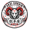 Böder Urban: Rotes Widder-Emblem