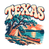 Texas Sunset Camping am See