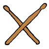 Drumsticks Schlagzeug Drummer