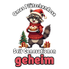 Oma-Waschbär zu Weihnachten