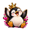 Königspinguin Jubelherz