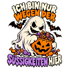 Gespenst mit Süßigkeiten