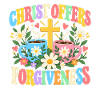 Christus bietet christliche Vergebung an