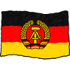 DDR Flagge – Handgezeichnet im Kinderstil