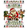 Weihnachten Espresso Kaffee Santa
