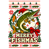 Weihnachten Hecht Angler Fishmas
