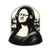 Kopfhörer Mona Lisa Remix