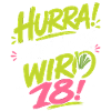 Hurra der Lauch wird 18 Jahre