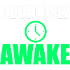Offensichtlich Awake Clock Tee