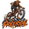 Freeride Mountain MTB Graphic