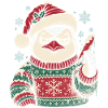 Grumpy Penguin Weihnachtspullover