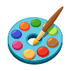 Pinselpalette