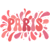 París Rosé Splash Pop-Art