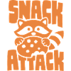 Waschbär mit Keks – Snack Attack