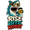 Hai mit Kaffee – Rise Bite Repeat