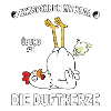 Hühner Yoga Duftkerze